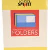 School Smart Extra Large 2-Pocket Folder, 9 X 12 Inches, Assorted Colors, Pack Of 25 -Disney Accessories Sales 084886 ecommfullsize