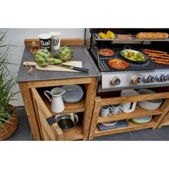 Sunfun Zoe Grillküchen-Modul Grill-Unterschrank L X B X H: 57,5 X 93 X 66 Cm, Holz -Disney Accessories Sales 12 36