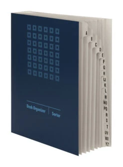 Smead Desk File Sorter, A-Z, 20 Dividers, 9-3/4 X 11-3/4 Inches, Blue