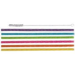 Avanti Reusable Straws Rainbow Set Of 24