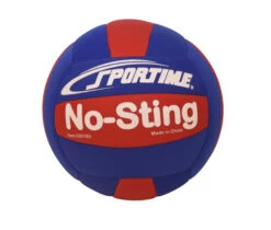 Sportime No-Sting Volleyball, 8 Ounces, Red/Blue