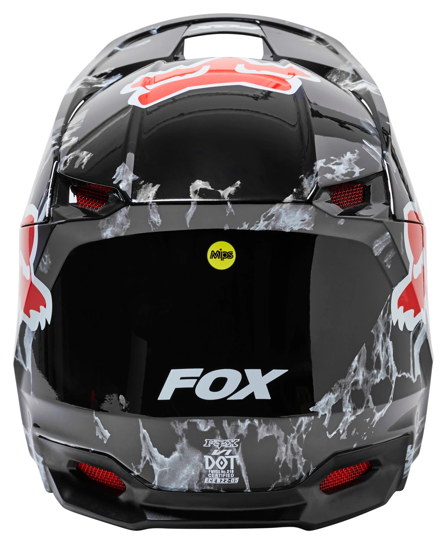 Fox V1 Karrera, Motocross Helmet 5 Fox V1 Karrera, Motocross Helmet - Image 3