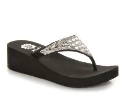 Women's Yellow Box Birder Wedge Flip-Flops -Disney Accessories Sales 2 19