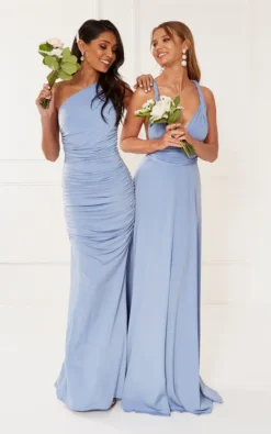 Exclusive Angelina Blue One Shoulder Maxi Bridesmaid Dress -Disney Accessories Sales 2019 02 15 ella Shree RevieLondon5804