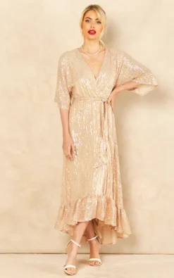 Sequin Plunge Maxi Dress In Gold 8 Sequin Plunge Maxi Dress In Gold -Disney Accessories Sales 2022 05 31 Jen Amy Bella Blue41297