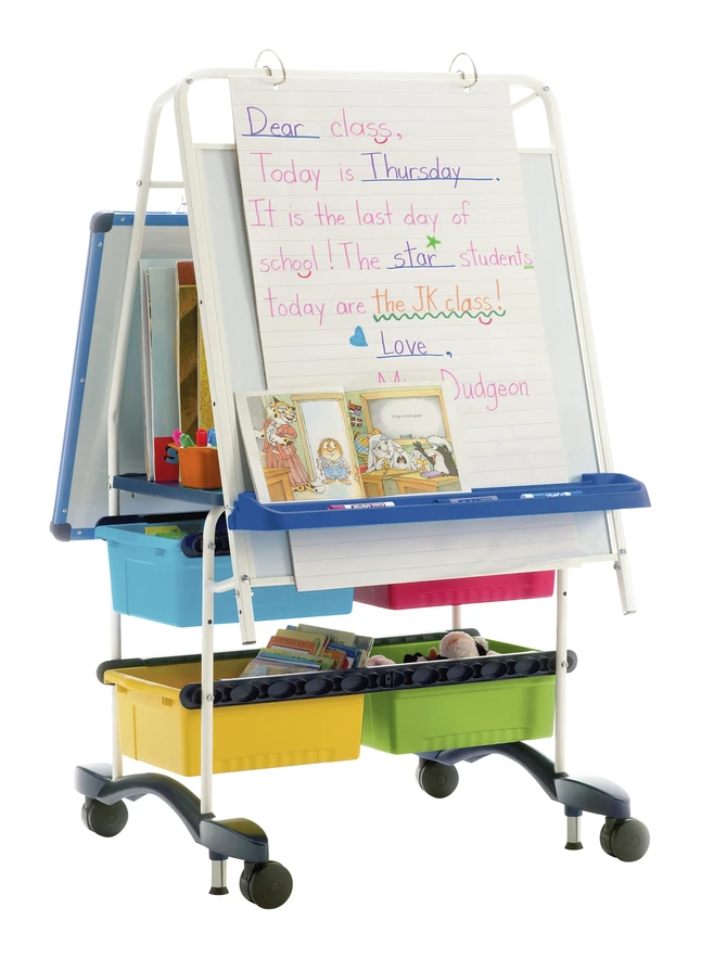 Copernicus Royal Reading Writing Center With Vibrant Tubs, 31-1/2 X 32 X 56-1/2 Inches 3 Copernicus Royal Reading Writing Center With Vibrant Tubs, 31-1/2 X 32 X 56-1/2 Inches