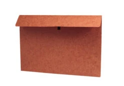 Star Products Red Fiber Envelope With Hook And Loop Closure, 18 X 12 X 2 Inches, Red