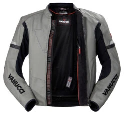 Vanucci VSJ-2 Leather Jacket -Disney Accessories Sales 48.d1.44.D5VanucciVSJ2mattgrau20744411021