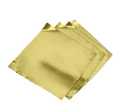 St Louis Crafts Pre-Cut Aluminum Decorator Foil, 5 X 5 In, 38 Ga, Gold, Pack Of 12