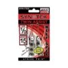 Synotek Twin Assist Hooks 1/0 1.5cm Black Glow -Disney Accessories Sales BCF 640047 blackglow hi res