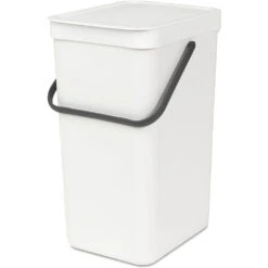 Brabantia Waste Bin Sort & Go 16L White