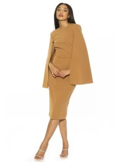 Olya Dress -Disney Accessories Sales D3962 CAMEL 2