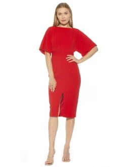 Mila Short Sleeves Dress -Disney Accessories Sales D3977 RED 1