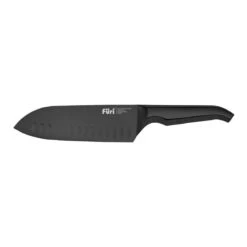 Furi Pro Jet Black East/West Santoku Knife 17cm