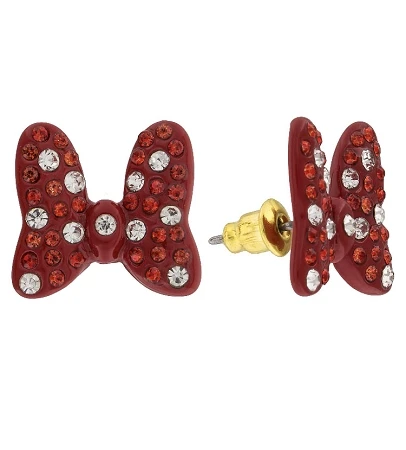 Disney Post Earrings - Dots And Dashes - Minnie Mouse Dot Bow 3 Disney Post Earrings - Dots And Dashes - Minnie Mouse Dot Bow