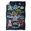 Disney Throw Blanket - Walt Disney World Resort Map -Disney Accessories Sales file ea16591547dcdd2