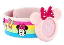 Disney Magic Band Slap Bracelet - Minnie Mouse Rainbow